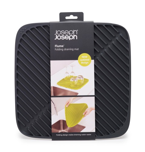 Joseph Joseph Flume - faltbare Abtropfmatte, klein - grau