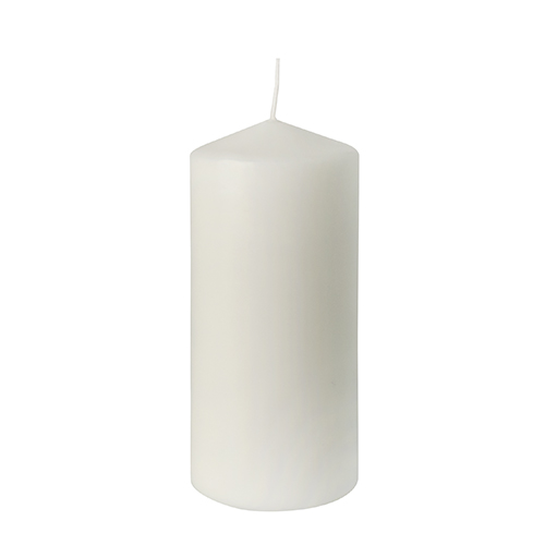 Stumpenkerze Ø 66 mm · 150 mm weiss , 100% Stearin von PAPSTAR