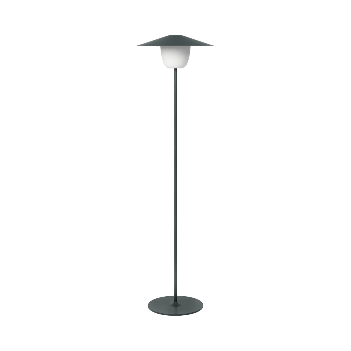 Mobile LED-Tischleuchte -ANI LAMP FLOOR- Magnet, Ø 34 cm. Material: Aluminium matt pulverbeschichtet. Von Blomus.