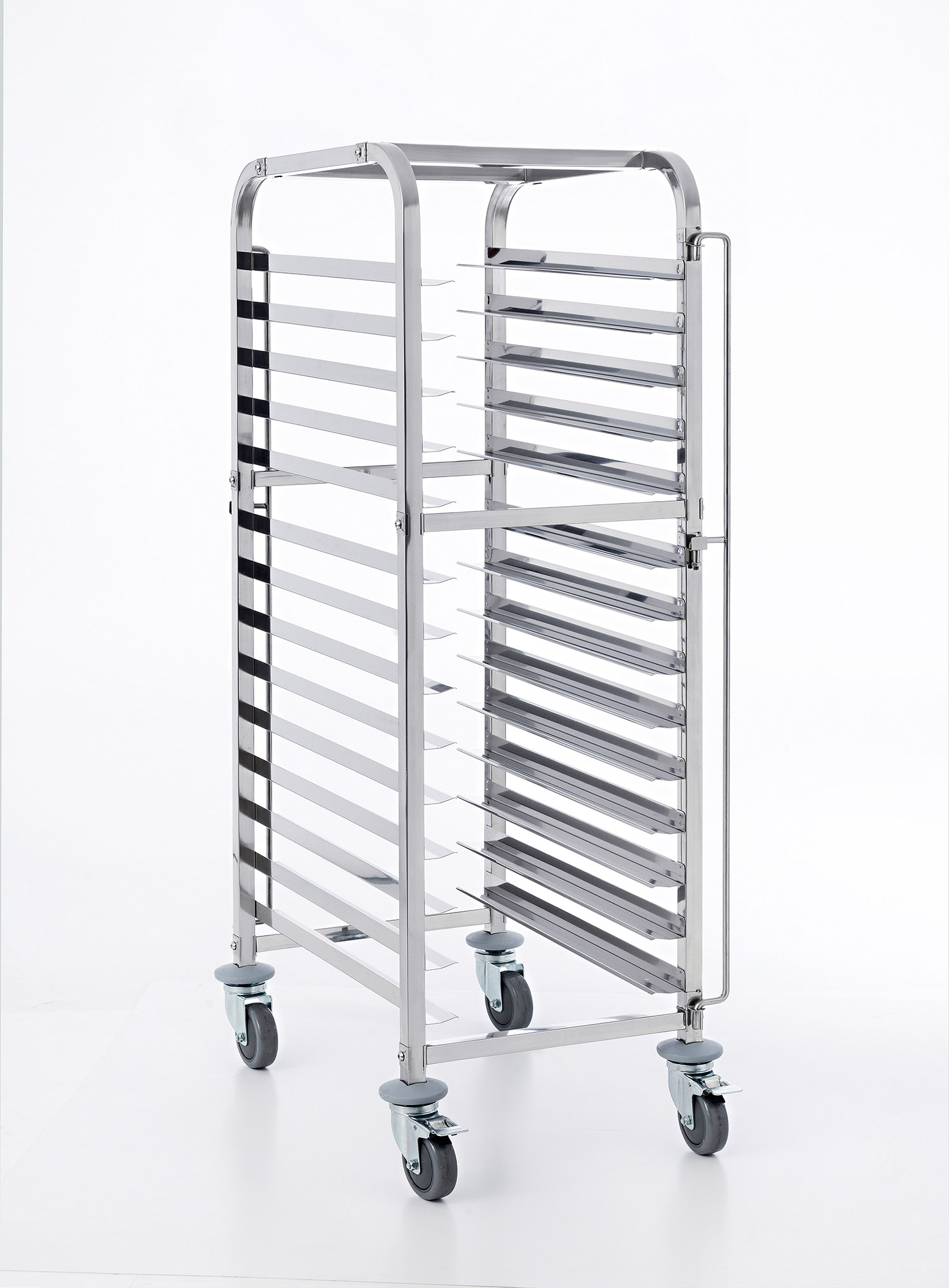 ARAVEN Tablettwagen für bis zu 14 Tabletts