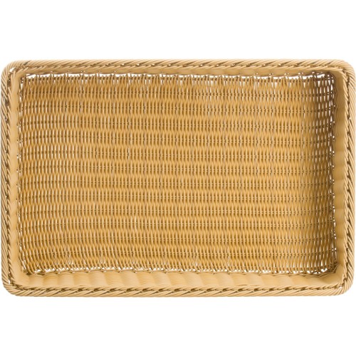 Westmark Korb rechteckig mit Metallrahmen, 60 x 40 x 13 cm, hellbeige