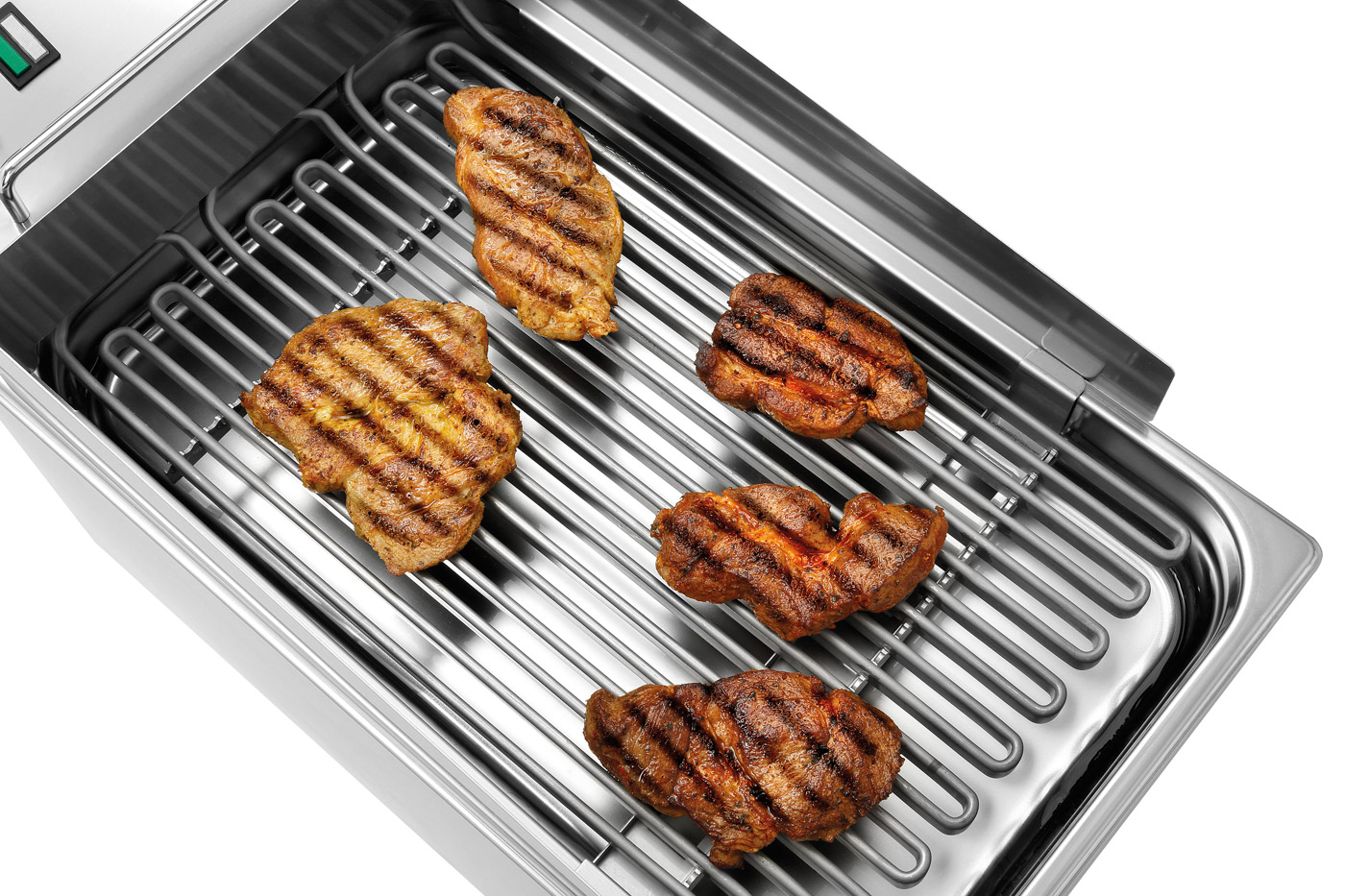 Bartscher Wassergrill 40 | Spannung: 400 V |Maße: 33 x 63 x 33,0 cm. Gewicht: 13,5 kg