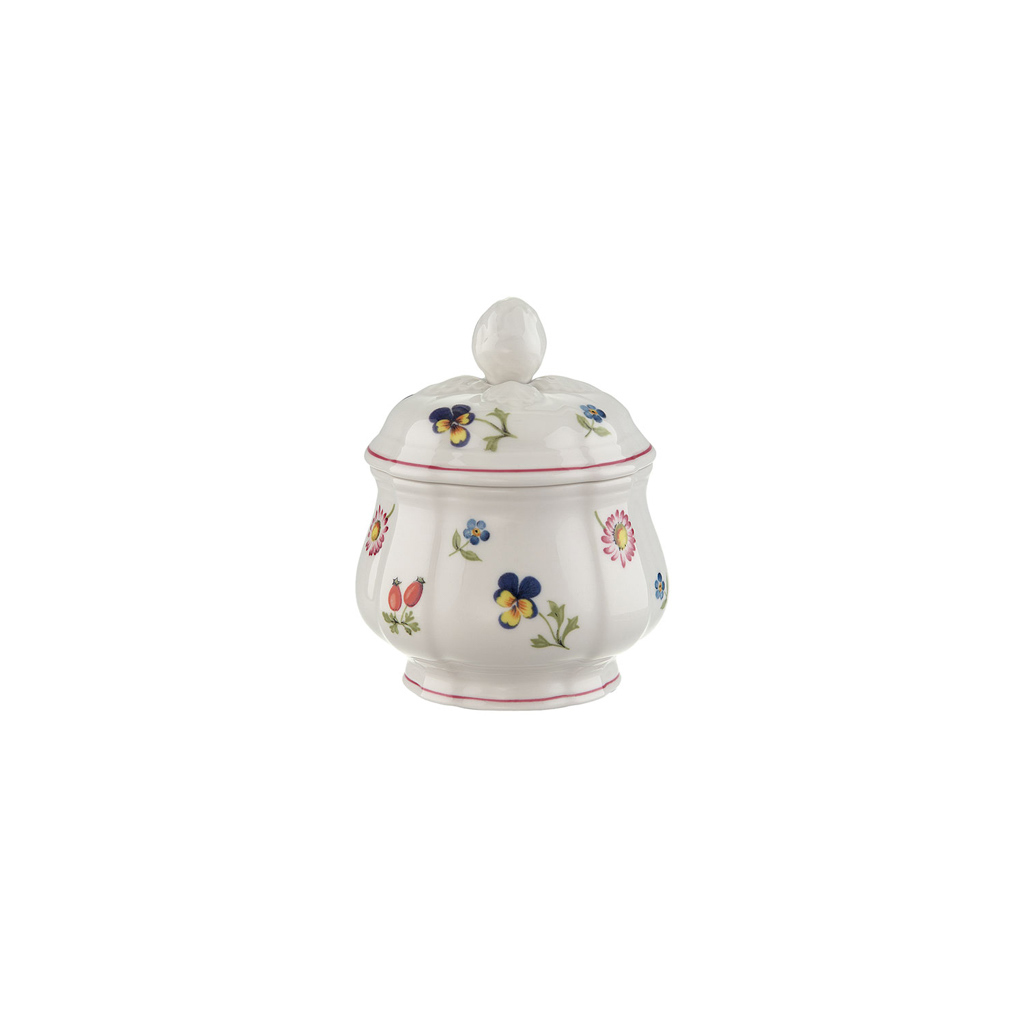 Villeroy und Boch Zuckerdose 6 Pers. - Maße: 8,5 x 8,5 x 11,5 cm / Ser.: Petite Fleur