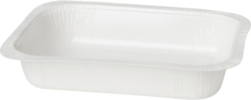 Duni Karton/PET Schale 186 x 136 x 35 mm Weiß ungeteilt, 560 Stk/Krt (1 x 560 Stk)