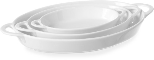HENDI Ofenform mit Ohrengriffen oval - 165x105x(H)30 mm