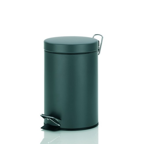 Kela Kosmetikeimer Canosa Metall grau 26cm 17cmØ 3l Stilvolles Badaccessoire: der Handtuchhalter SEVEN aus hochwertigem verchromtem Metall und