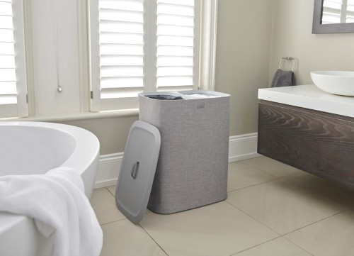 Joseph Joseph Tota 90-Liter-Wäschetrennkorb – Grau