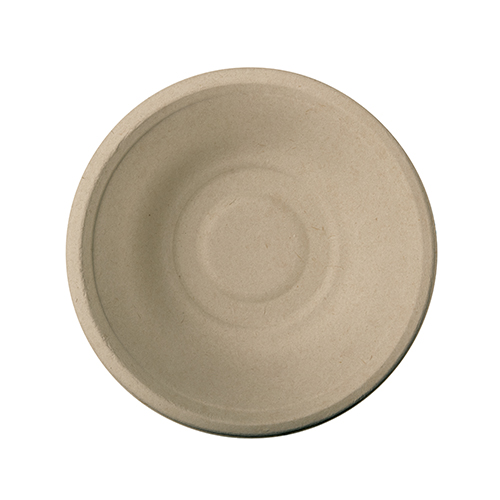 PAPSTAR 12 Schalen, Zuckerrohr "pure" 500 ml Ø 15,5 cm · 5,4 cm natur