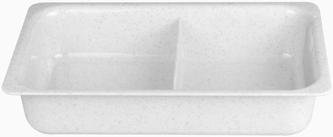 Roltex Speisecontainer mit 2 Abteilen, Granit