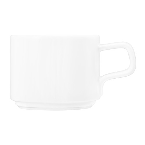 Seltmann Obere zur Cappuccinotasse 0,25 l, rund, Form: Good Mood, weiss, hohe Kantenschlagfestigkeit, Made in Germany