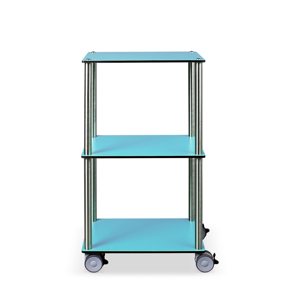 ETHERNASOLID® MULTICART Etagenwagen W13 mit 3 Böden, blau