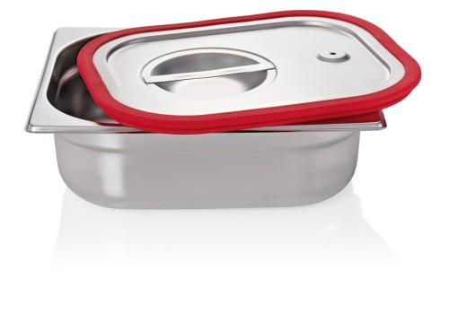 Deckel GASTRONORMBEHÄLTER SERIE 70. Deckel mit umlaufender Silikondichtung, GN 1/2,