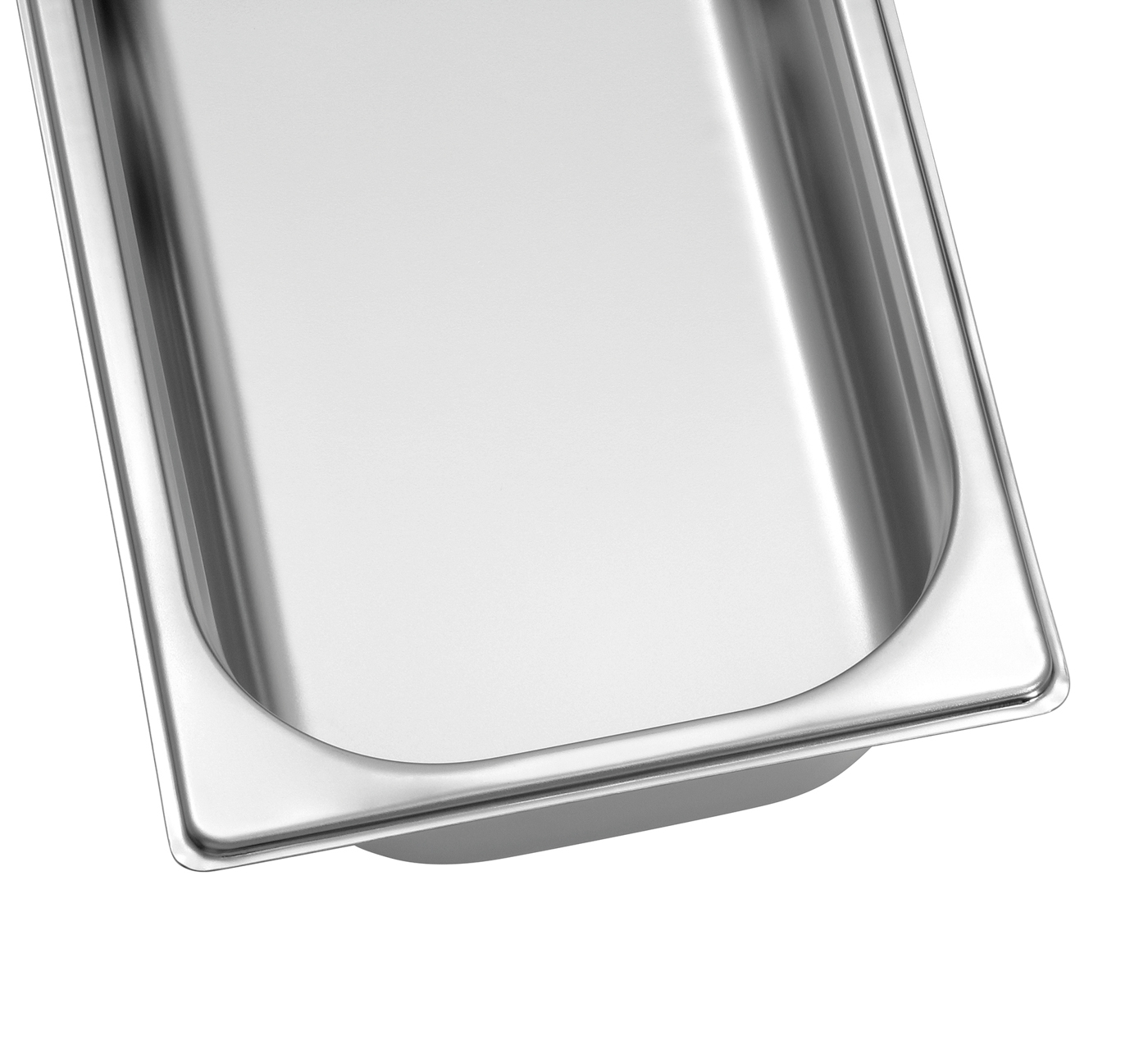 Bartscher GN-Behälter, 1/3, T65 | Ausführung:Ohne Perforation | Maße: 32,5 x 17,6 x 6,5 cm.Gewicht: 0,45 kg