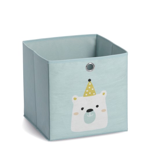 Aufbewahrungsbox "Icebear", Vlies, mint.