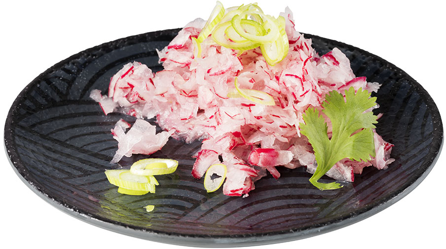 Teller -DARK WAVE- Ø 14,5 cm, H: 1,5 cm Melamin innen: Dekor außen: schwarz spülmaschinengeeignet stapelbar nicht