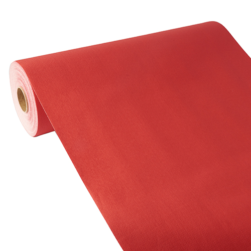 PAPSTAR Tischläufer, stoffähnlich, PV-Tissue Mix ROYAL Collection 24 m x 40 cm rot auf Rolle