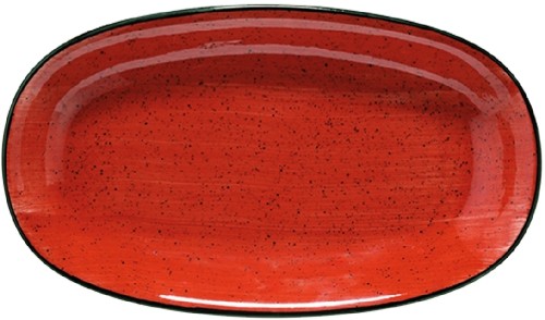 Aura Passion Gourmet Platte oval 24x14cm * - Bonna Premium Porcelain