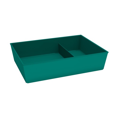 Ornamin Edgy Egon mit Steg, 950ml petrol