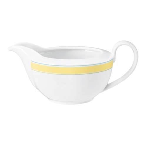 Seltmann Sauciere 0,45 l, rund, Form: Community, Dekor: 57401 Landhaus, hohe Kantenschlagfestigkeit, Made in Germany