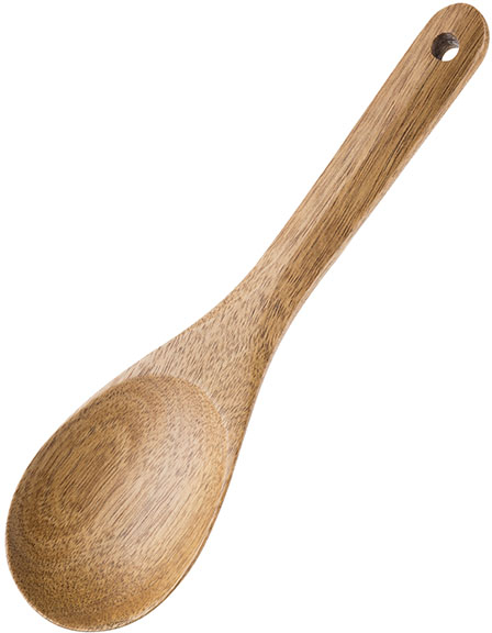 Löffel Gesamtlänge: 23,5 cm Akazienholz Löffelmaß: 9 x 6,5 cm nicht spülmaschinengeeignet