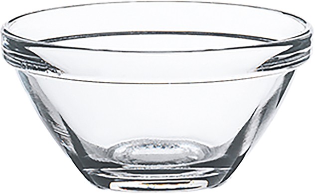 Pompei Stapelschale 8cm; 10cl Maße: 8 x 8 x 4,1 cm - Mat.: Glas gehärtet