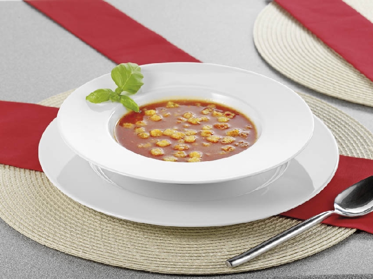 Suppenteller NO LIMITS, Durchmesser: 23 cm, uni weiss, Seltmann Porzellan.