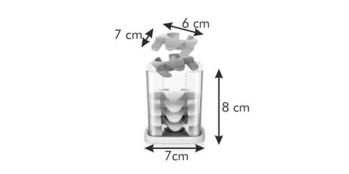 Stielglashalter MYDRINK 6 St. Kunststoff