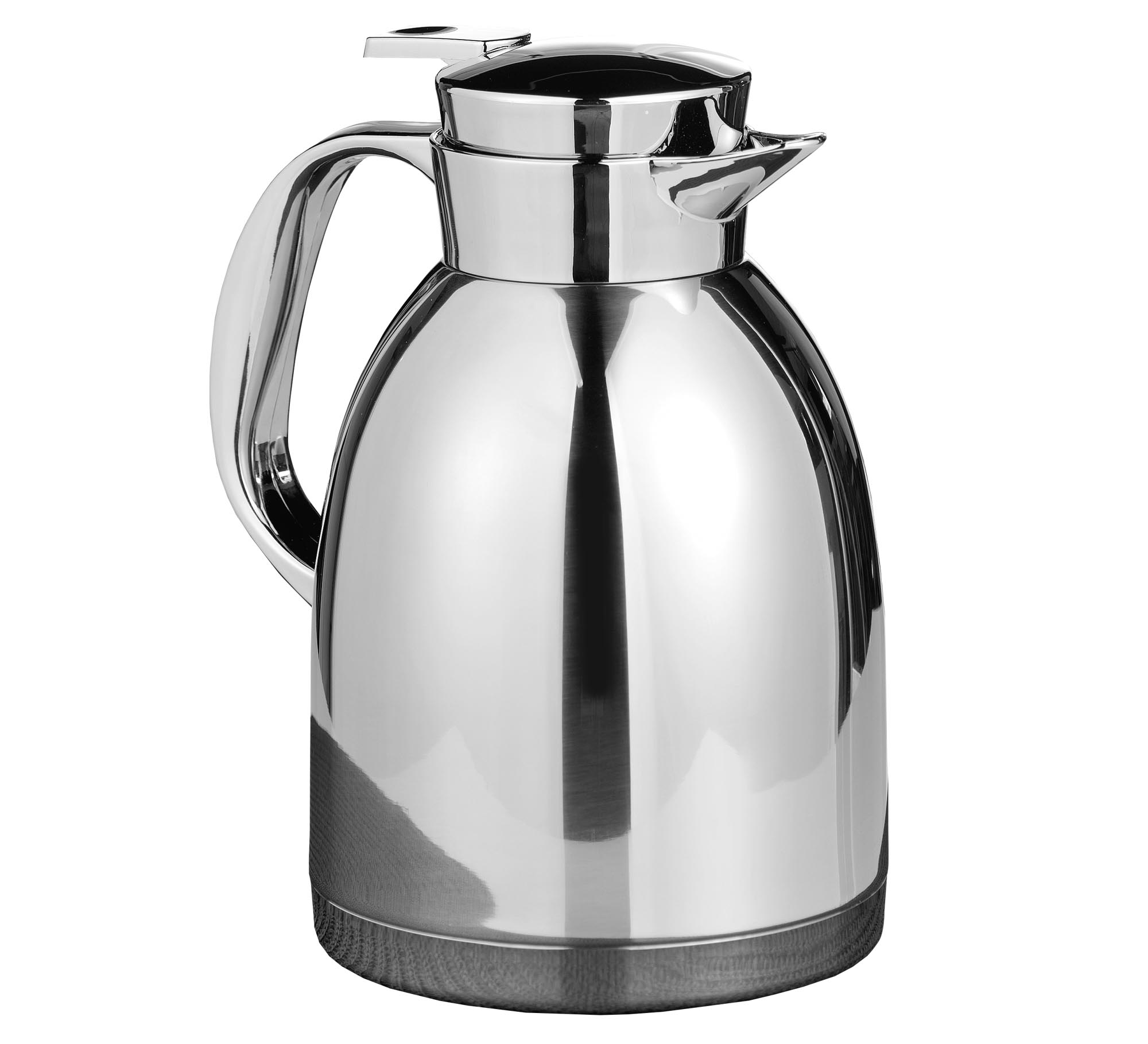 Isolierkanne MAESTRO, Inhalt: 1,5 Liter, Höhe: 228 mm, aus doppelwandigem Edelstahlt 18/8, mit Edelstahleinsatz, Einhandbedienung,