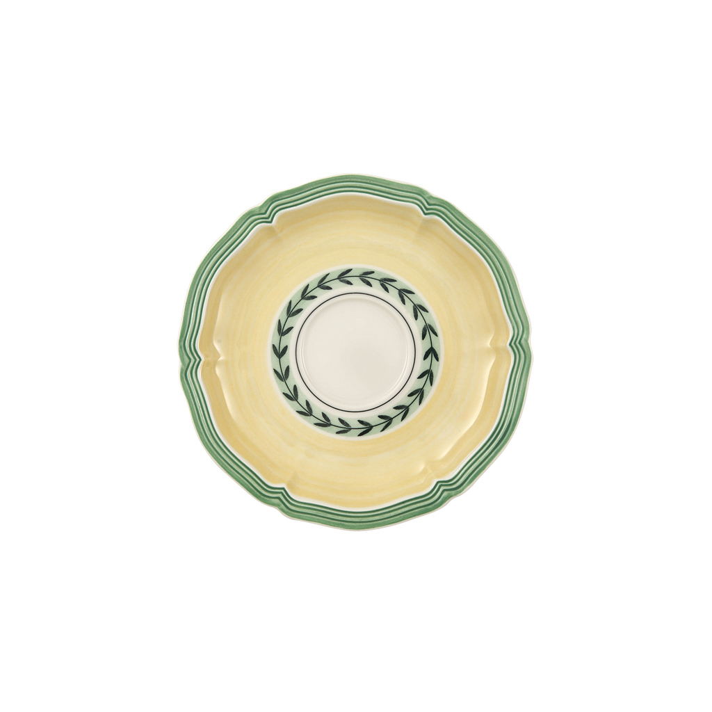 Villeroy und Boch Kaffee-/Teeuntertasse - Maße: 14,5 x 14,5 x 2 cm / Ser.: French Garden Fleurence