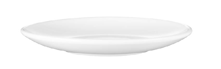 Kaffeeuntertasse 14 cm Form Restaurant uni weiß AROCPAL