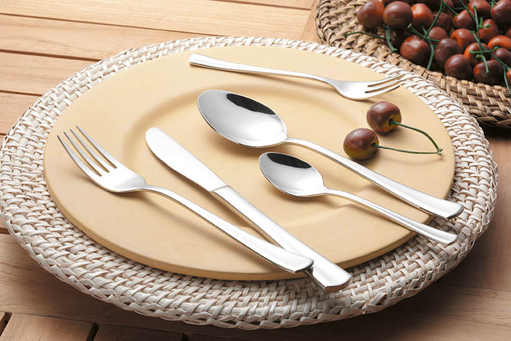 24-tlg. Besteck STOCKHOLM 18/10 poliert Sondermaterialstärke im Geschenkkarton Nr. 3 mit Sichtfenster