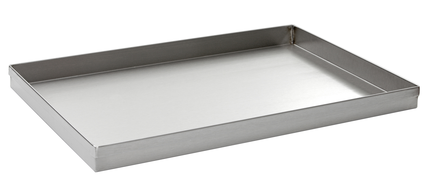 Bartscher Fettpfanne 600 x 400 | Material:Edelstahl | Maße: 60,5 x 40,5 x 4,5 cm. Gewicht:2,8 kg