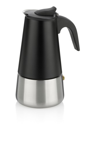 Espressobereiter Ferrara Edelstahl schwarz 19,5 cm 10,0 cm Ø 300,0 ml von Kela