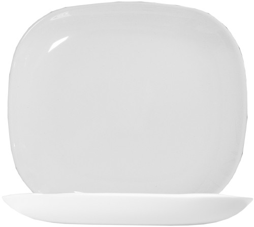 ARCOROC Snack-Teller Form SOLUTIONS uni weiß Maß: 210 x 190 x 21 mm