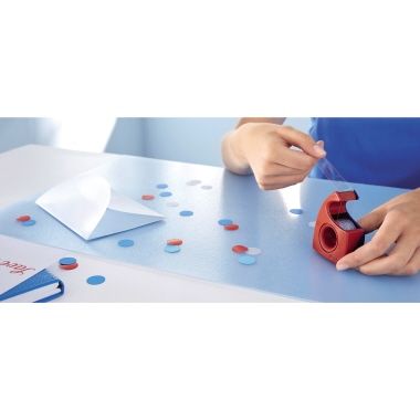 tesa® Handabroller Easy Cut® nachfüllbar rot/blau