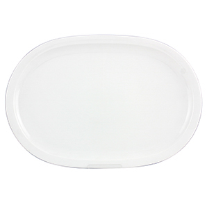 Platte oval 36 cm - Form: Today - Dekor 64069, Westerland - aus Porzellan. Hersteller:, Eschenbach. "Made in Germany".