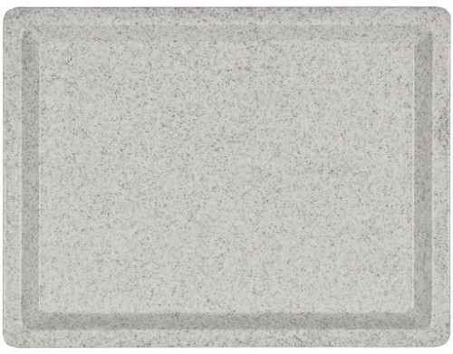 ETERNASOLID® Fiberglastablett - Granit Melange, 4/5 Gastronorm 425×325 , Glass - Spitze Ecken
