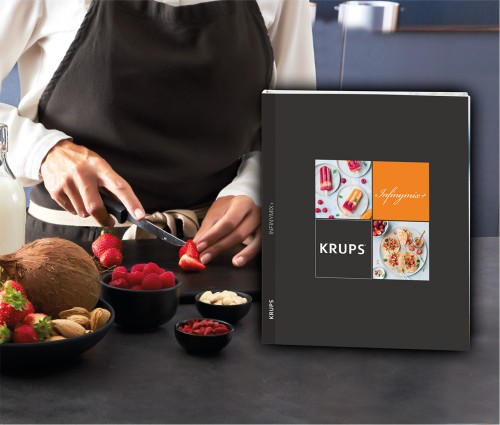 InfinyMix Highspeed-Standmixer für Smoothies und Shakes, Crushed Ice und Dessert-Teig, Rezeptheft mit 50 Rezepten, manuelle Einstellung, 5