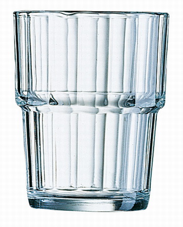 Saftglas NORVEGE, Inhalt: 0,25 Liter, Höhe: 94 mm, Durchmesser: 77 mm, stapelbar, Arcoroc.