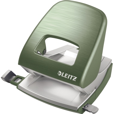 Leitz Locher New NeXXt Style 8 cm 30 Bl. (80 g/m²) mit Anschlagschiene seladon grün