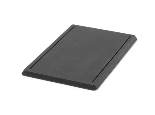 Tamperstation mit Aussparung als Auflage eines Siebträgers beim Stampfen. Mit runder Tamperablagefläche.