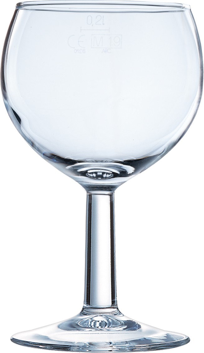 Weinkelch BALLON, Inhalt: 0,25 Liter, Füllstrich bei 0,2 L, Nachfolger zu Artikel 410-403