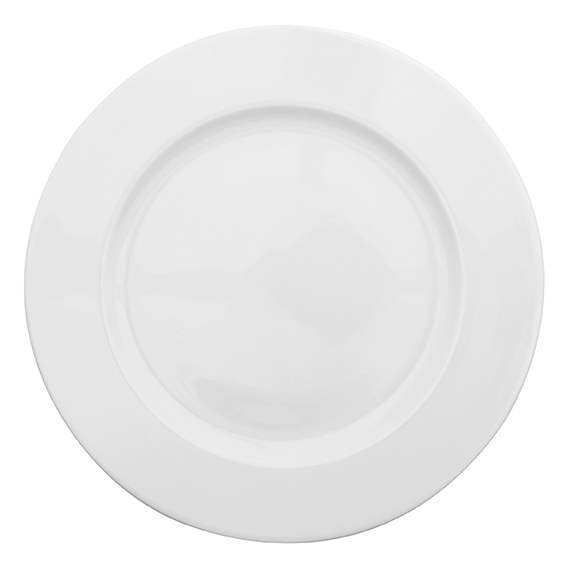 Teller flach 31,5 cm - Form: Table Selection - weiss - aus Porzellan. Hersteller: Eschenbach.