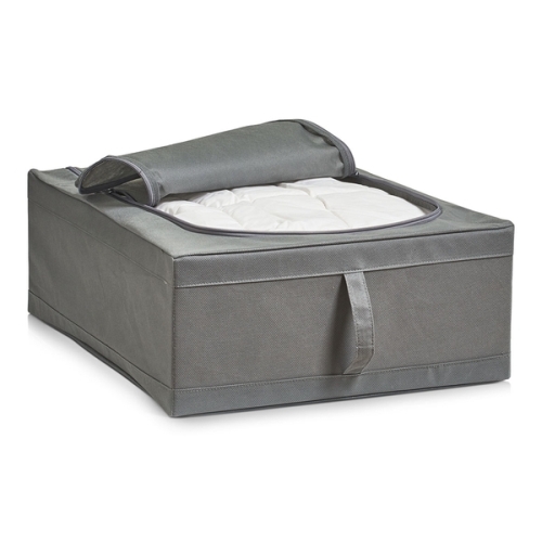 Zeller Aufbewahrungsbox, Vlies, grau 44x55x19 cm