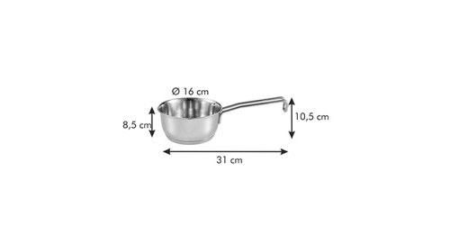 Stielkasserolle GrandCHEF ø 16 cm, 1,25 l