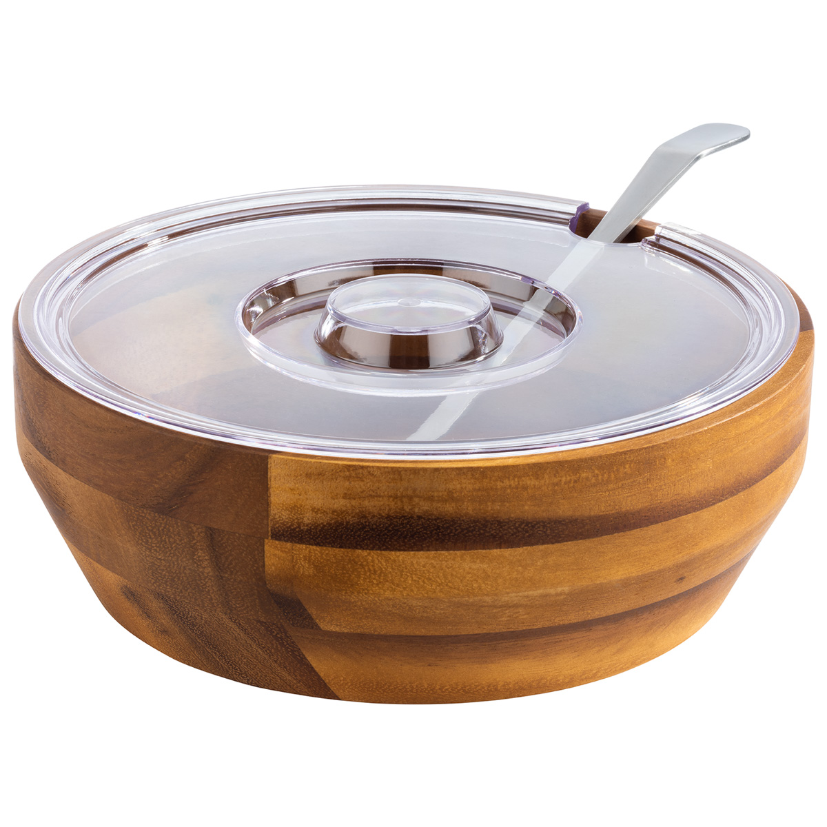 Schale -ACACIA-, Ø 25 cm, H: 8,5 cm, Akazienholz, geölt, 2,5 Liter