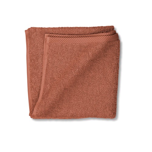 Kela Handtuch Ladessa, aus 100% Baumwolle, terra, ca. 500mm x 1000mm (L x B)