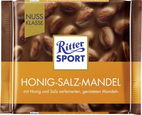 Ritter Sport Schokolade Honig Salz Mandel Nuss-Klasse 100G