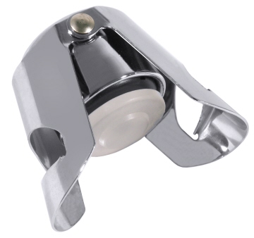 Sektflaschenverschluss verchromt, hochglänzend Durchmesser: 3,5 cm, Höhe: 5,5 cm