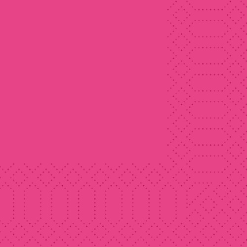 DUNI Zellt.-Serv.24x24 3lg. 1/4 fuchsia 250P 250 Stück